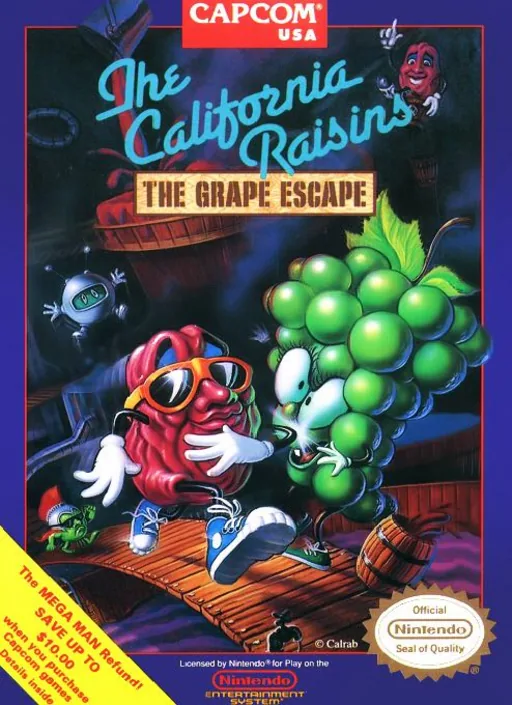 Backdrop artwork for California Raisins - The Grape Escape