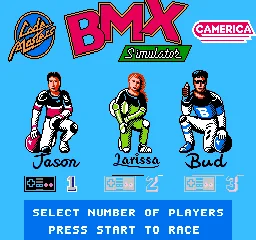 BMX Simulator title screen