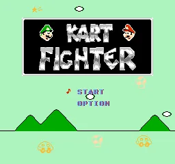 Kart Fighter title screen