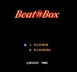 Beat 'n Box title screen