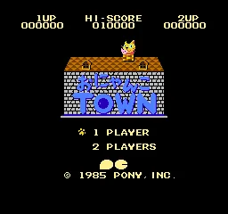 Onyanko Town title screen