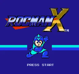 Rocman X title screen