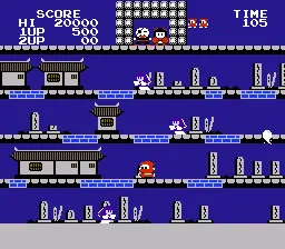 Ninja Jajamaru-kun screenshot