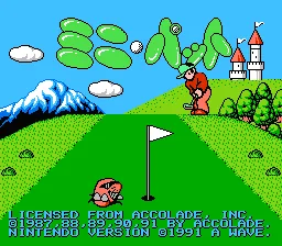 Mini-Putt title screen