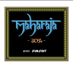 Maharaja title screen