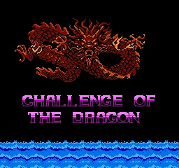 Challenge of the Dragon (USA) (Color Dreams) title screen