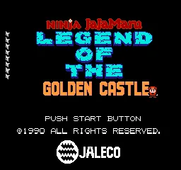 Jajamaru Gekimaden - Maboroshi no Kinmajou title screen