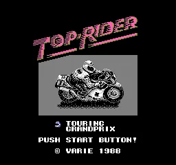 Top Rider title screen