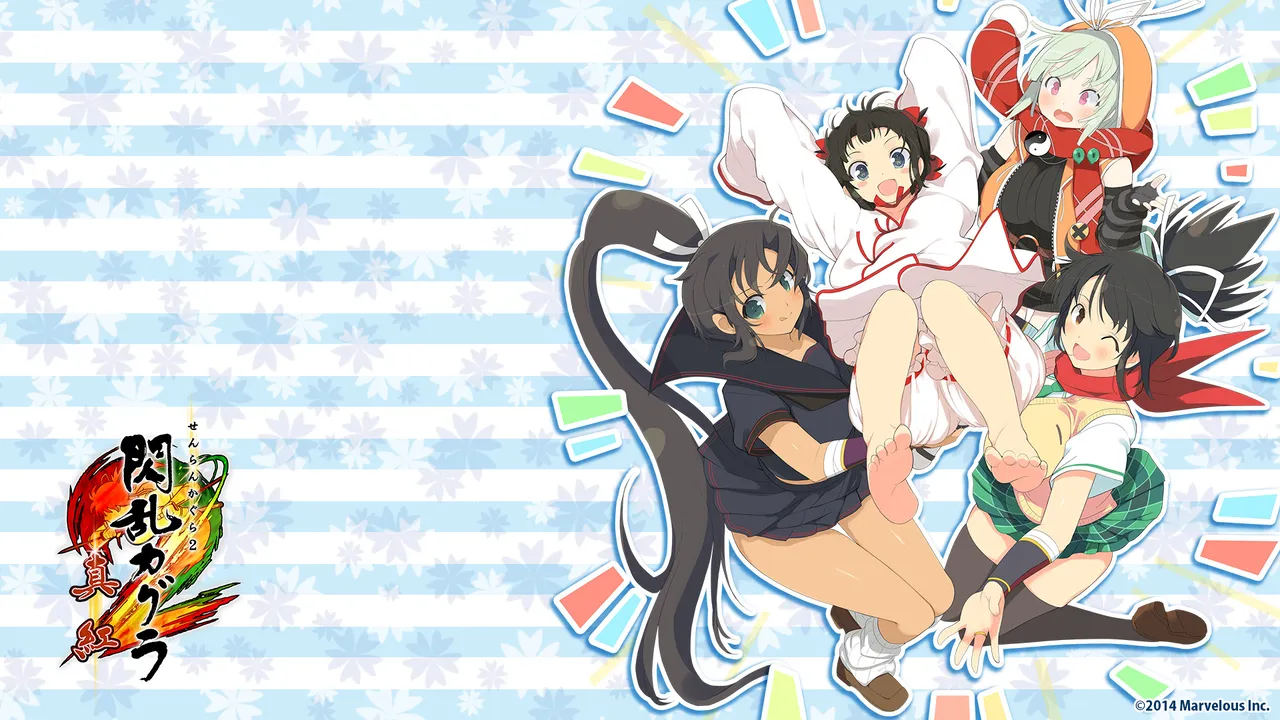 Backdrop artwork for Senran Kagura 2: Deep Crimson