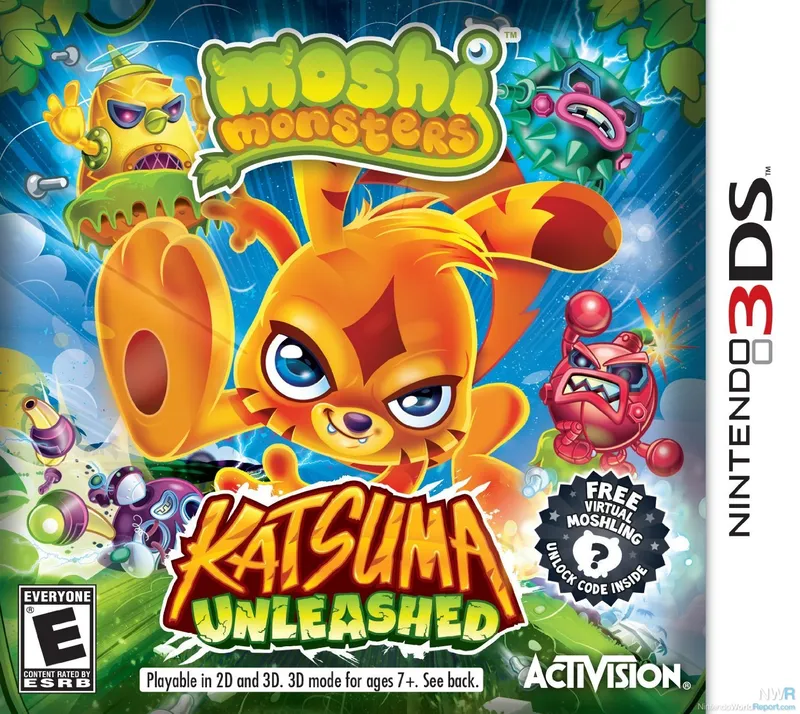 Moshi Monsters: Katsuma Unleashed box art