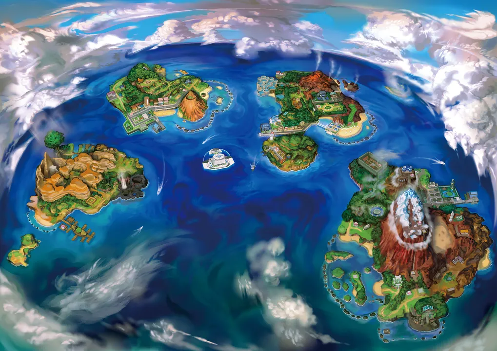 Backdrop artwork for Pokémon Moon