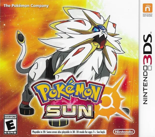 Pokémon Sun box art