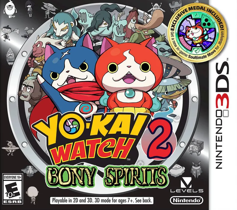 Yo-Kai Watch 2: Bony Spirits box art