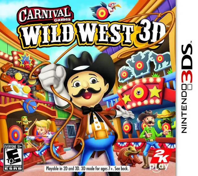 Carnival Games: Wild West 3D box art