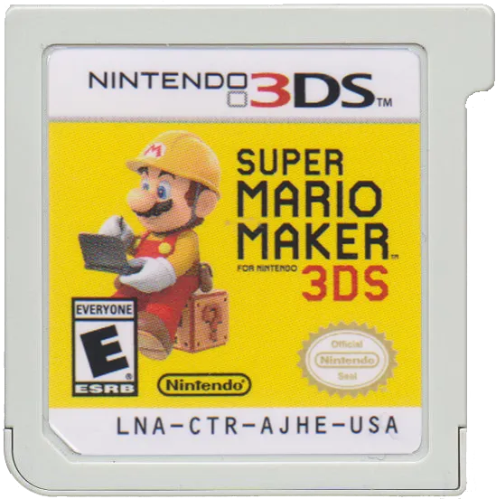 Super Mario Maker for Nintendo 3DS cart