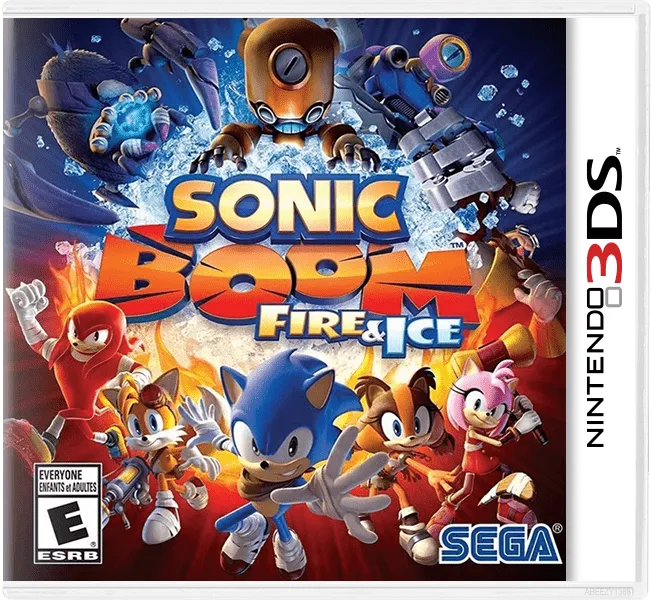 Sonic Boom: Fire & Ice box art