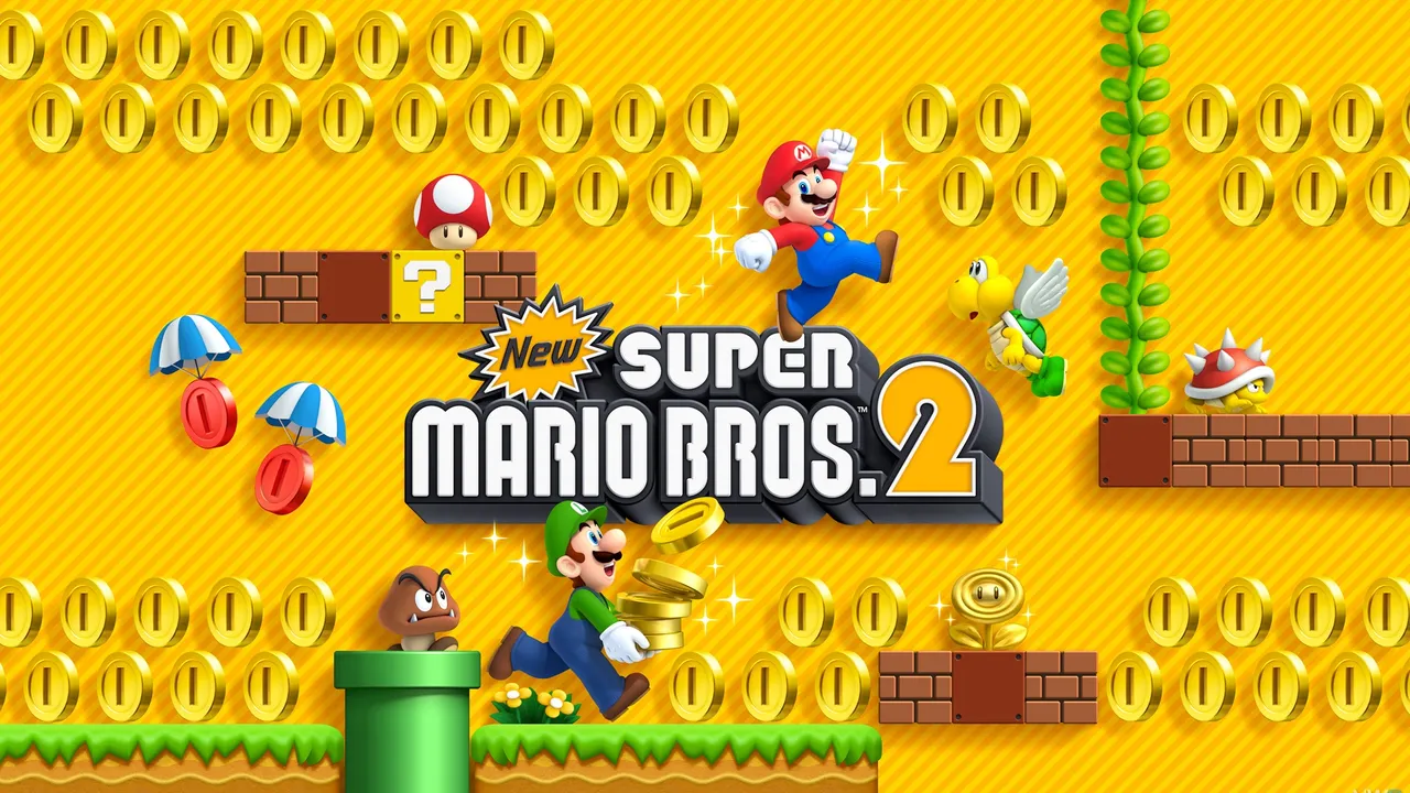 Backdrop artwork for New Super Mario Bros. 2