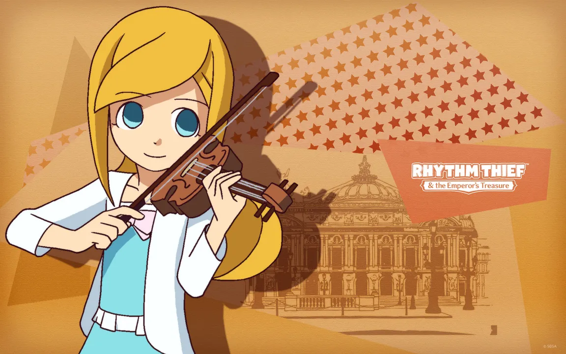 Backdrop artwork for Rhythm Thief & the Emperor's Treasure