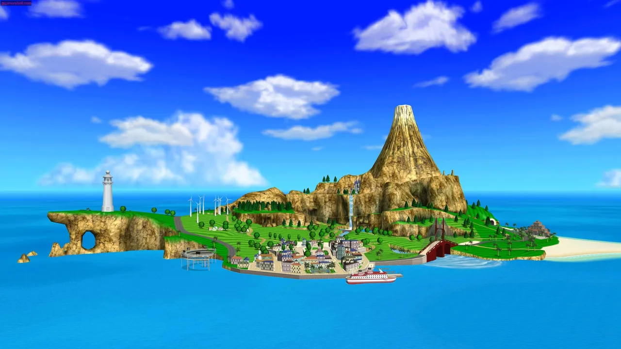Backdrop artwork for Pilotwings Resort