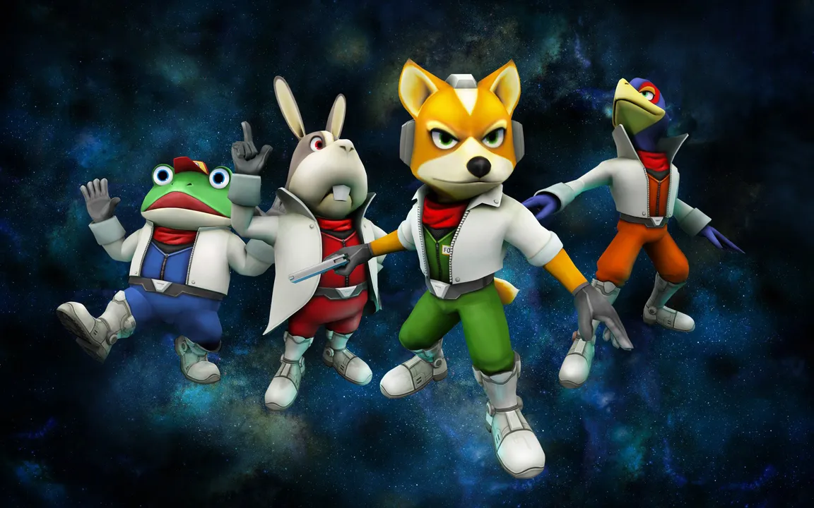Backdrop artwork for Star Fox 64 3D