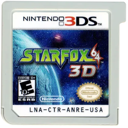 Star Fox 64 3D cart