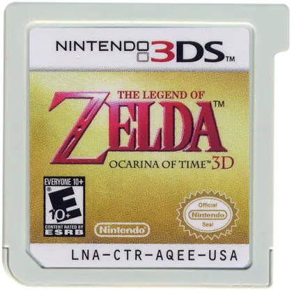 The Legend of Zelda: Ocarina of Time 3D cart