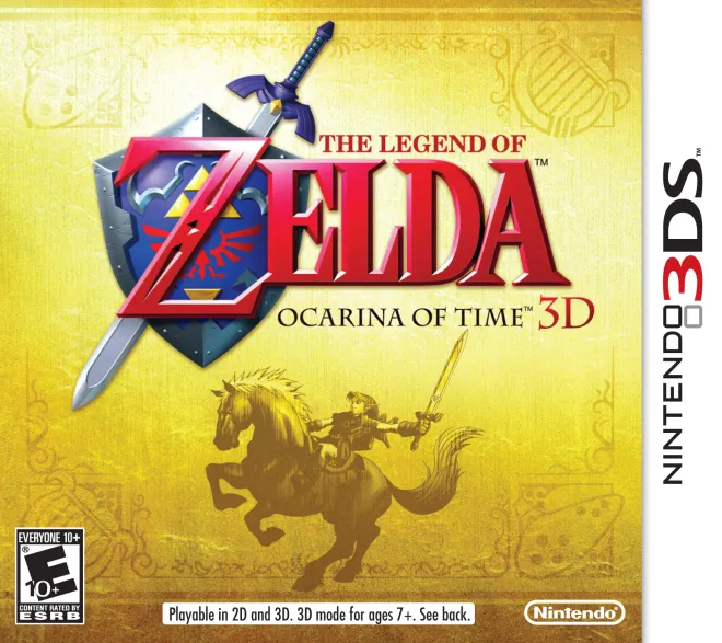 The Legend of Zelda: Ocarina of Time 3D box art