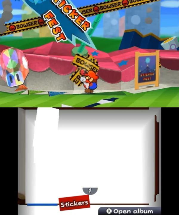 Paper Mario: Sticker Star screenshot
