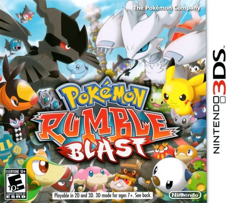 Pokemon Rumble Blast box art