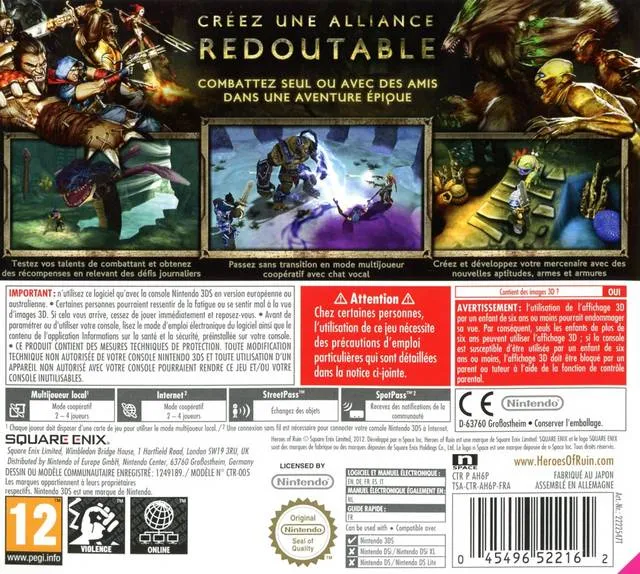 Heroes of Ruin box back