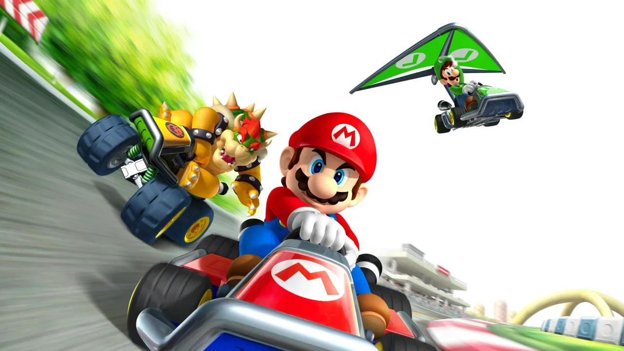 Backdrop artwork for Mario Kart 7
