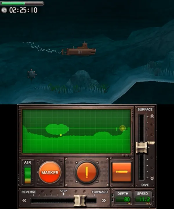Backdrop artwork for Steel Diver