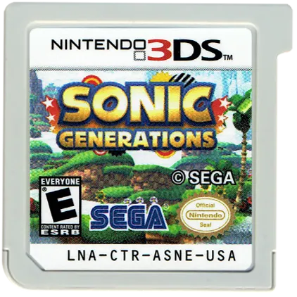 Sonic Generations cart