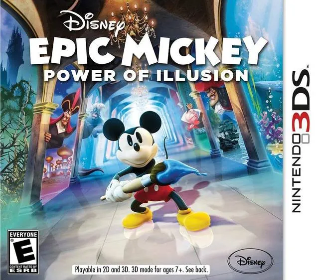 Disney Epic Mickey: Power of Illusion box art