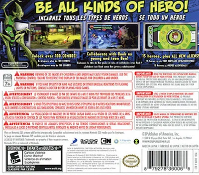 Ben 10: Omniverse box back