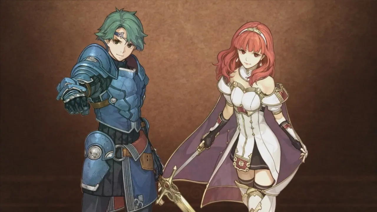 Backdrop artwork for Fire Emblem Echoes: Shadows of Valentia