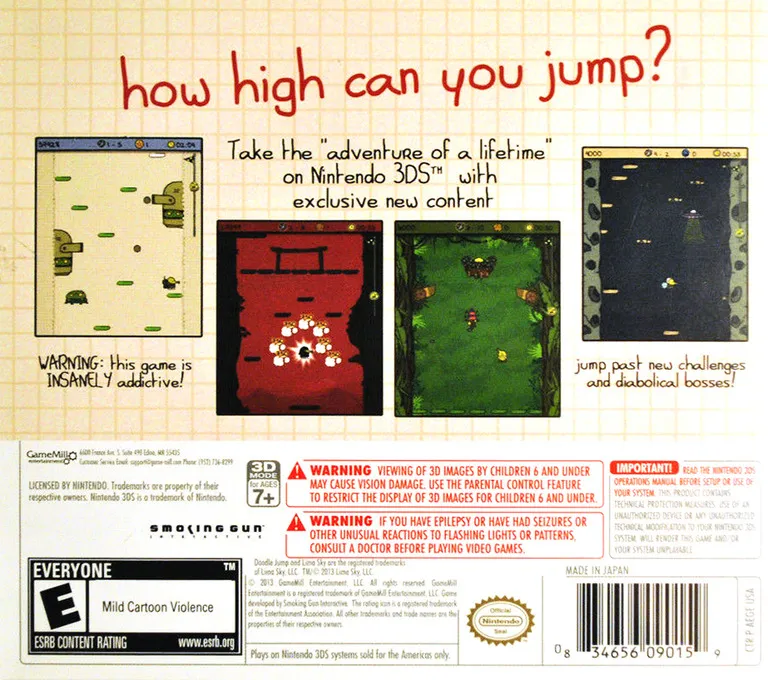 Doodle Jump Adventures box back