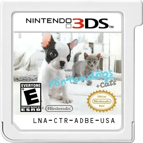 Nintendogs + Cats: French Bulldog & New Friends cart