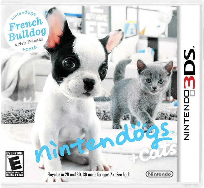 Nintendogs + Cats: French Bulldog & New Friends box art