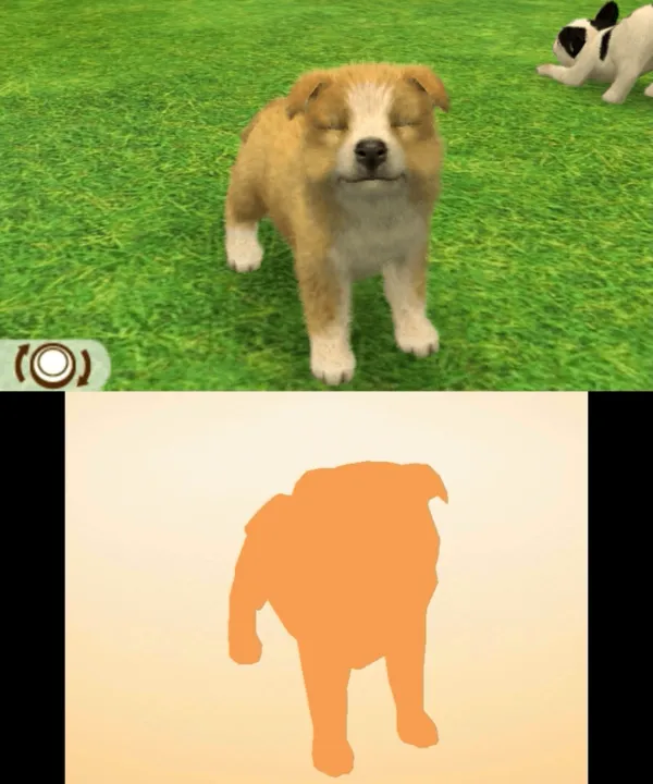 Backdrop artwork for Nintendogs + Cats: French Bulldog & New Friends