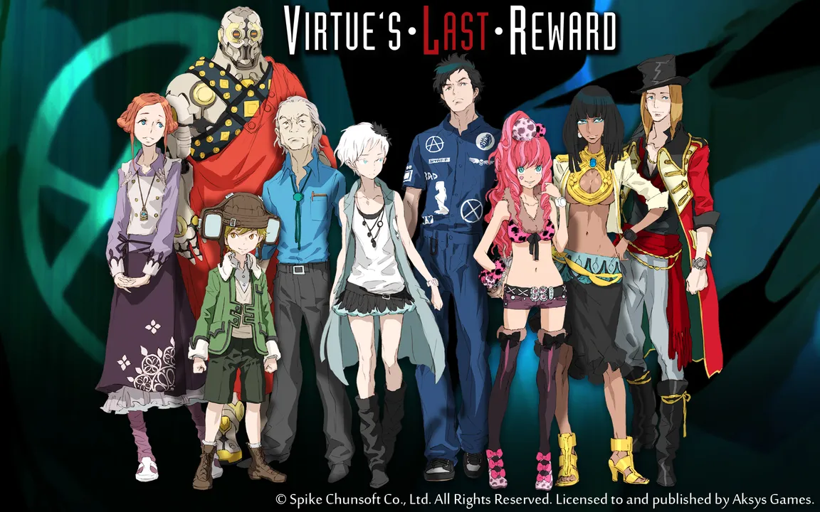 Backdrop artwork for Zero Escape: Virtue's Last Reward
