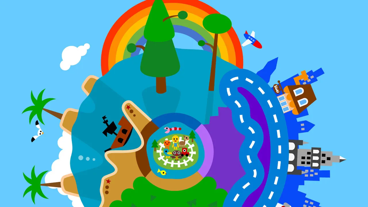 Backdrop artwork for Freakyforms Deluxe: Your Creations, Alive!