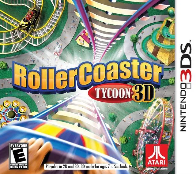 RollerCoaster Tycoon 3D box art