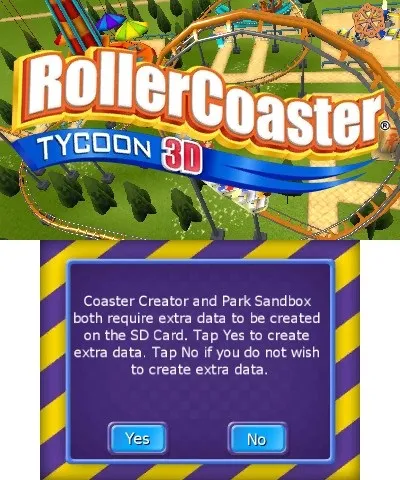 RollerCoaster Tycoon 3D screenshot