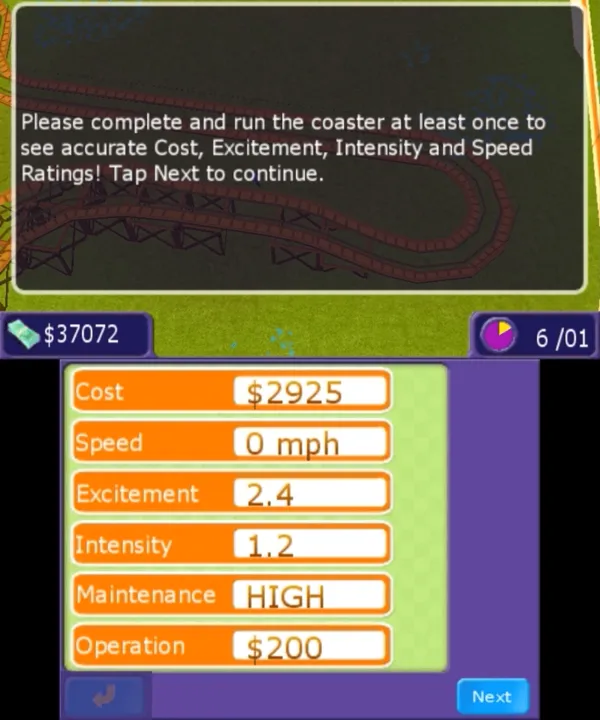 Backdrop artwork for RollerCoaster Tycoon 3D