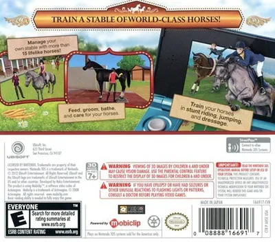 Horses 3D box back