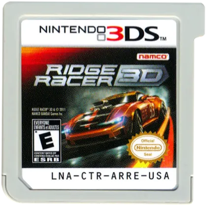Ridge Racer 3D cart