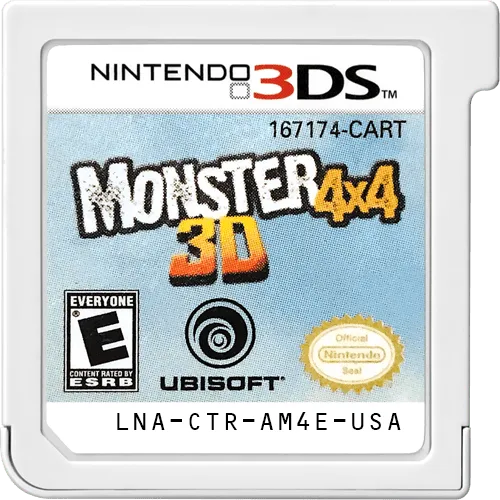 Monster 4x4 3D cart