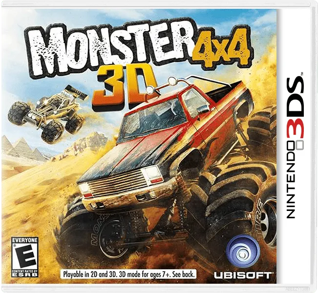 Monster 4x4 3D box art