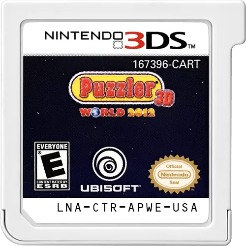 Puzzler World 2012 3D cart